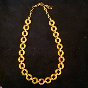 Vintage gold tone necklace